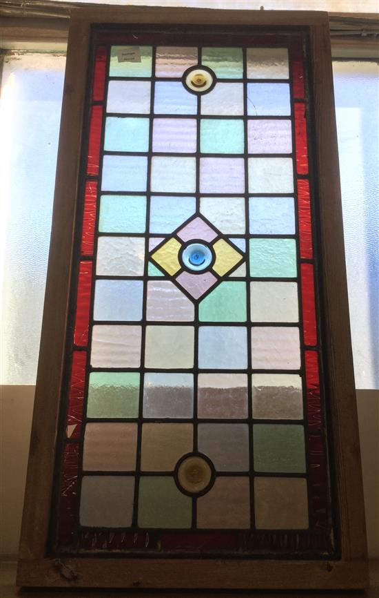 Stained glass window frame